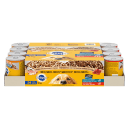 PEDIGREE® CHOPPED CHICKEN AND RICE & BEEF ADULT WET DOG FOOD image