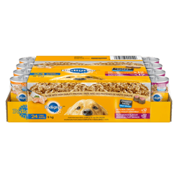 PEDIGREE® CHOPPED CHICKEN & FILET MIGNON HIGH PROTEIN VARIETY PACK WET DOG FOOD image