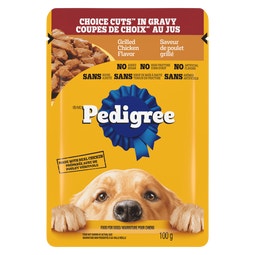 PEDIGREE(MD) COUPES DE CHOIX AU JUS saveur de poulet grillé image
