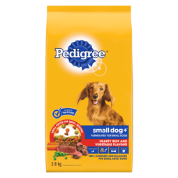 PEDIGREE® SMALL DOG+ HEARTY BEEF & VEGETABLE FLAVOUR DRY DOG FOOD image