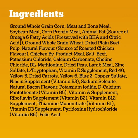 PEDIGREE® WITH BACON FLAVOURED BITES ROASTED CHICKEN & VEGETABLE FLAVOUR ADULT DRY DOG FOOD image 1