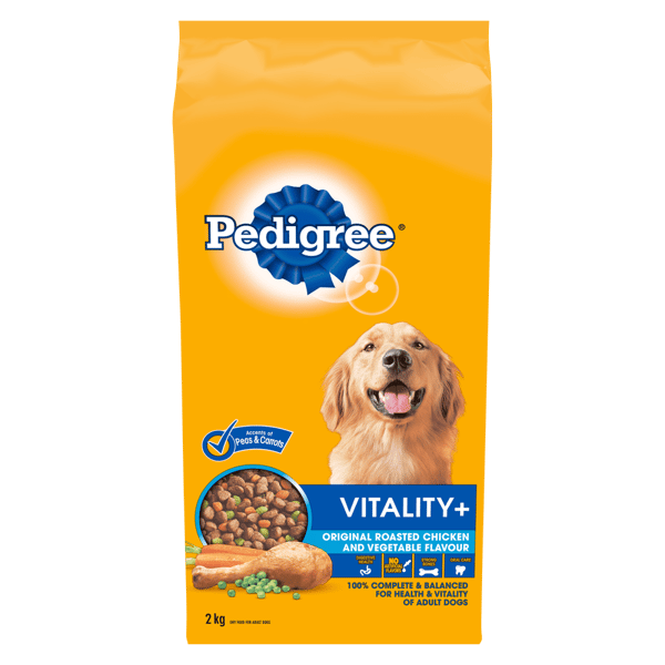 PEDIGREE® VITALITY+ ROASTED CHICKEN & VEGETABLE FLAVOUR DRY DOG FOOD image 1