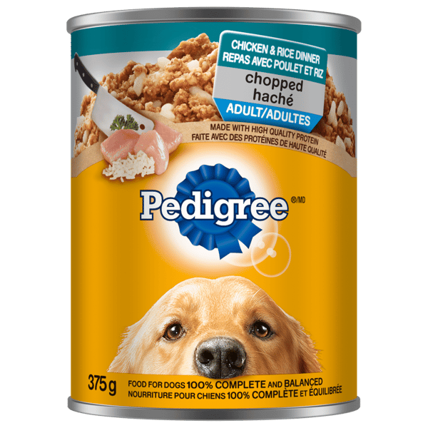 PEDIGREE® CHOPPED CHICKEN & RICE HIGH PROTEIN WET DOG FOOD image 1