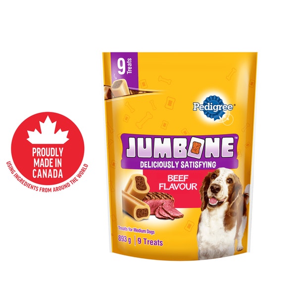 PEDIGREE® JUMBONE™ BEEF FLAVOUR MEDIUM DOG TREATS image 1