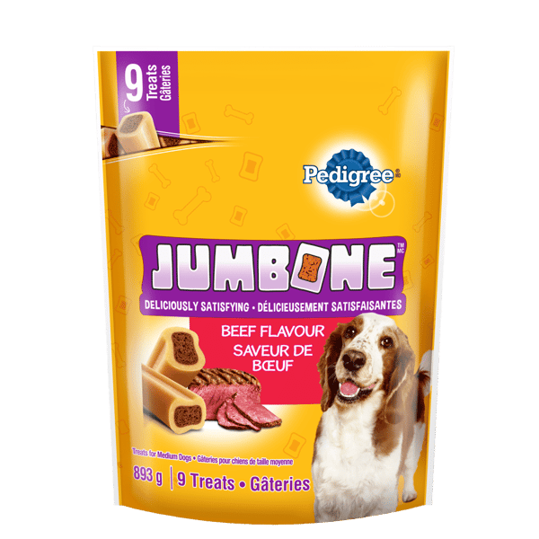 PEDIGREE® JUMBONE™ BEEF FLAVOUR MEDIUM DOG TREATS image 1