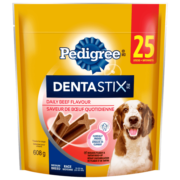 PEDIGREE® DENTASTIX™ ORAL CARE BEEF FLAVOUR MEDIUM DOG TREATS image 1