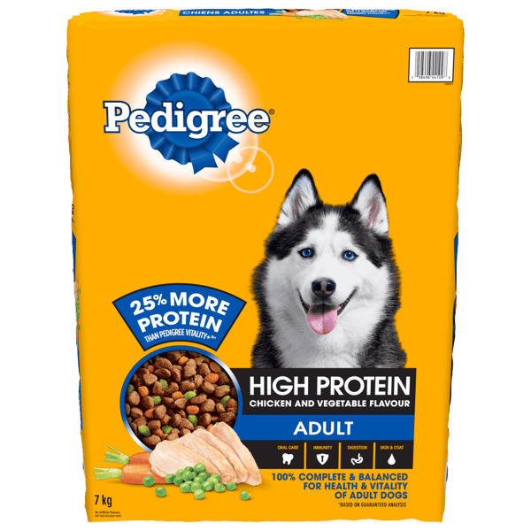 PEDIGREE® HIGH PROTEIN CHICKEN & VEGETABLE DRY DOG FOOD image 1