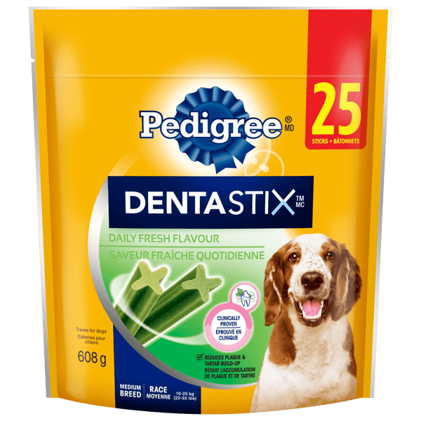 PEDIGREE® DENTASTIX™ ORAL CARE FRESH FLAVOUR MEDIUM DOG TREATS image 1