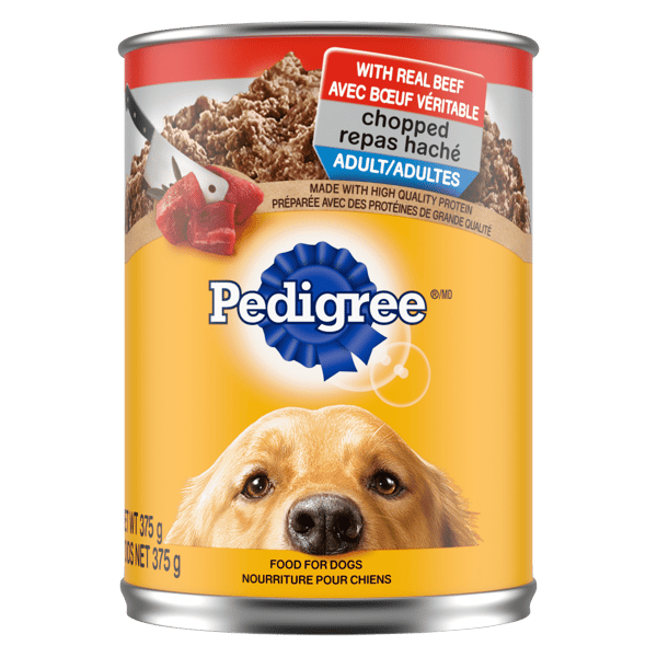 PEDIGREE® CHOPPED BEEF HIGH PROTEIN WET DOG FOOD image 1