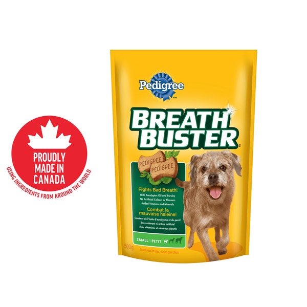 PEDIGREE® BREATHBUSTER SMALL DOG BISCUITS image 1